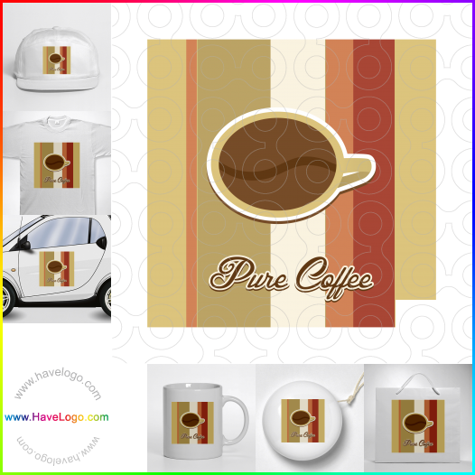 Koop een koffie distributeur logo - ID:22802