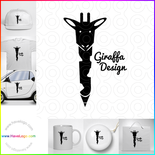 Acheter un logo de girafe - 13349