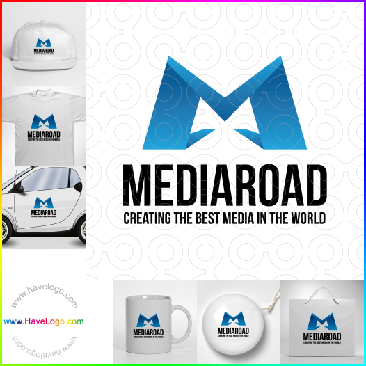 Koop een mediabedrijf logo - ID:43857