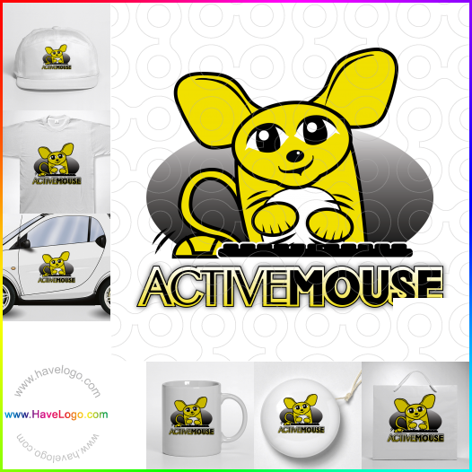 Compra un diseño de logo de mouse 5149
