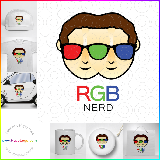 Koop een rgb nerd logo - ID:63940