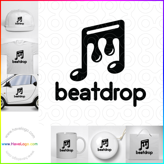 Acquista il logo dello Beat Drop 66686