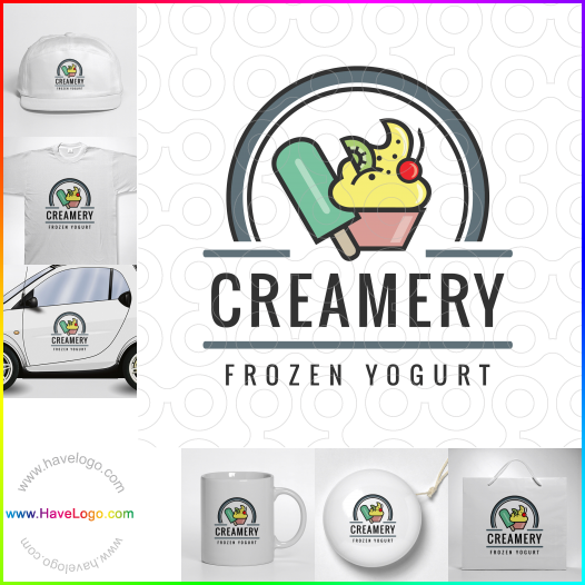 Compra un diseño de logo de Creamery 60725