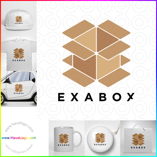 Compra un diseño de logo de Exabox 66366