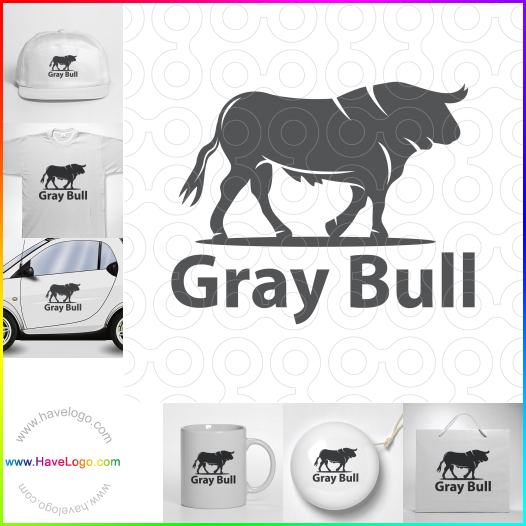 Koop een Gray Bull logo - ID:62637