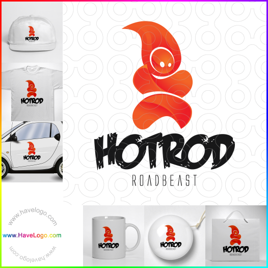Acquista il logo dello Hotrod - bestia da strada 64223