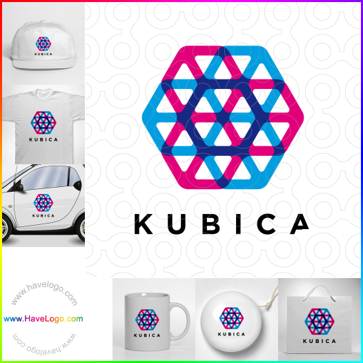 Compra un diseño de logo de Kubica 65453