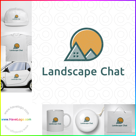 Compra un diseño de logo de Landscape Chat 67013