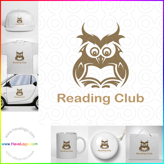 Compra un diseño de logo de Reading Club 62701