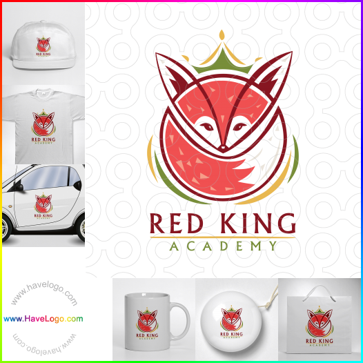 Compra un diseño de logo de Red King Academy 66654