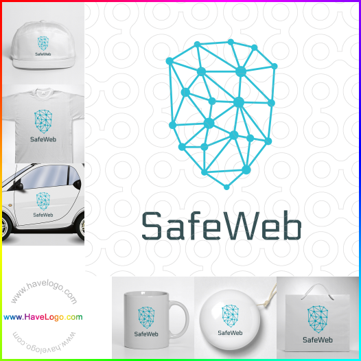 Compra un diseño de logo de Web segura 62185