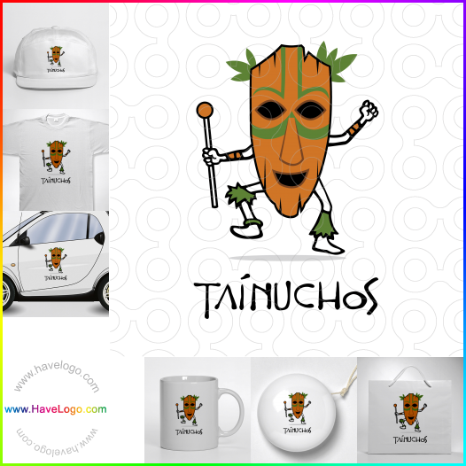Compra un diseño de logo de Tainuchos 63756