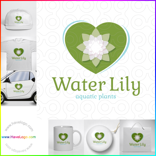 Koop een Waterlelie waterplanten logo - ID:63819