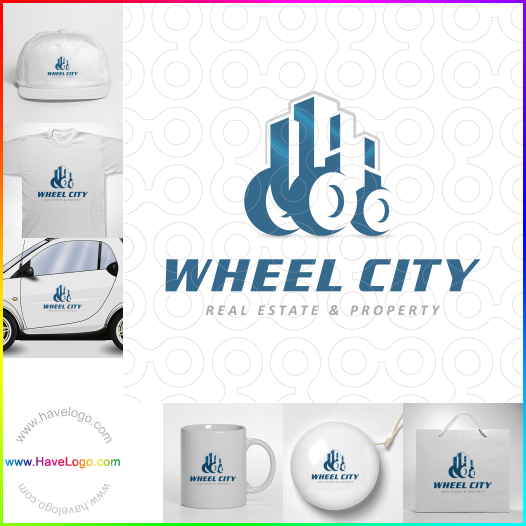 Compra un diseño de logo de Wheel City 62201