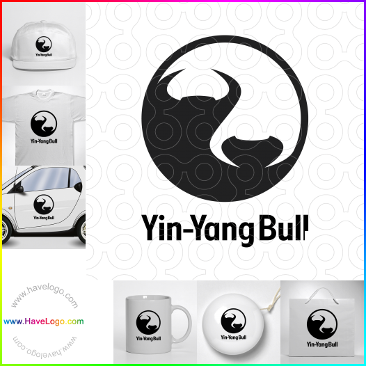 Koop een Yin-Yang Bull logo - ID:64929