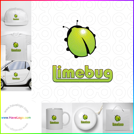 Compra un diseño de logo de lady bug 10787