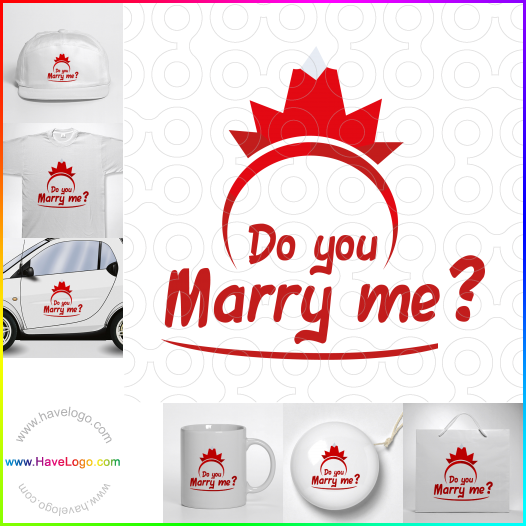 Acheter un logo de mariage - 10744