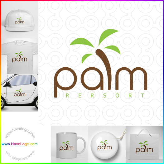 Koop een palmboom logo - ID:27825