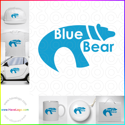 Compra un diseño de logo de oso polar 59150