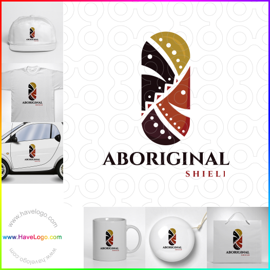 Koop een Aboriginal Shield logo - ID:62049