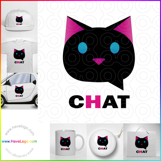 Acquista il logo dello Cat chat 61587