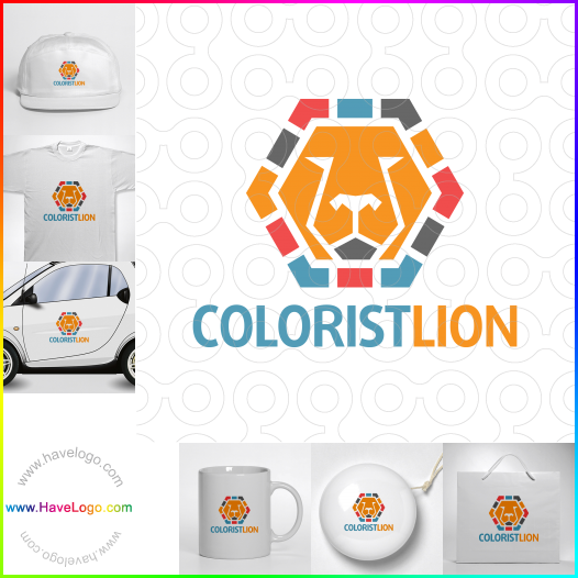 Koop een Colorist Lion logo - ID:66549