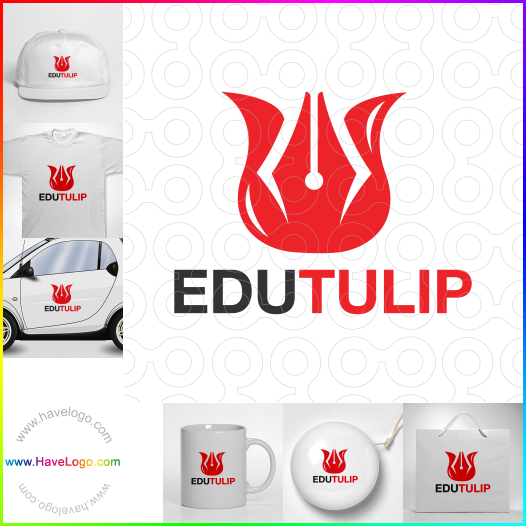 Compra un diseño de logo de Edu Tulip 66088
