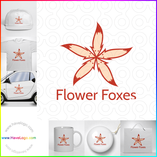 Acheter un logo de Renards fleuris - 64062
