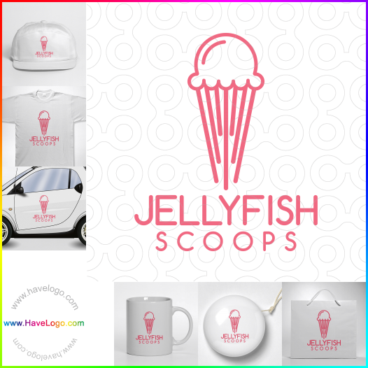 Koop een Jellyfish Scoops logo - ID:65658
