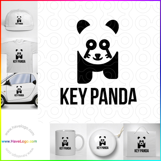 Koop een Key Panda logo - ID:67010
