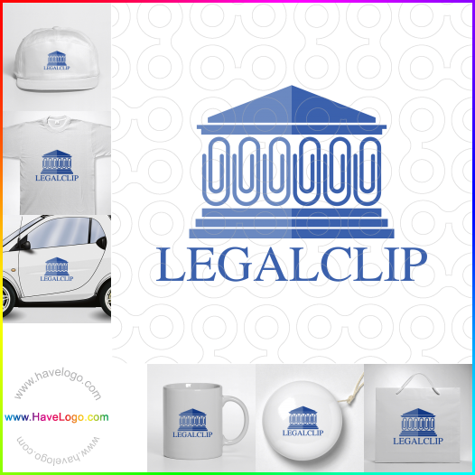 Compra un diseño de logo de Clip legal 61922