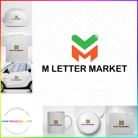 Acquista il logo dello M Letter Market 60815