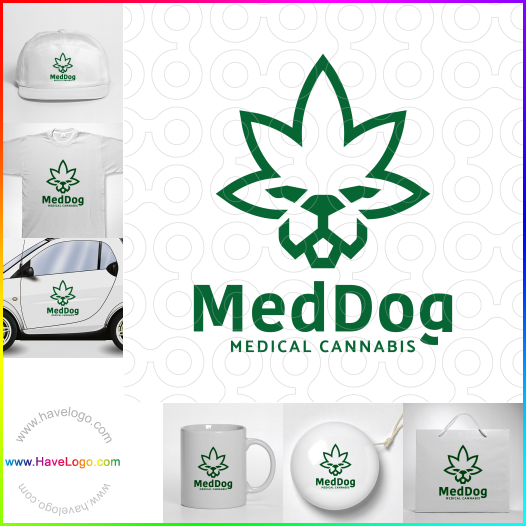 Compra un diseño de logo de Med Dog Medical Cannabis 64688