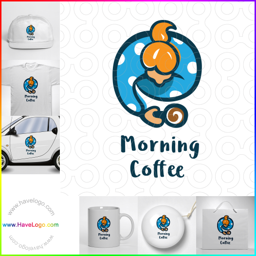 Compra un diseño de logo de Café de la mañana 60730