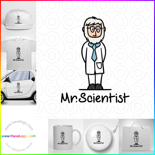Koop een Meneer Scientist logo - ID:60527