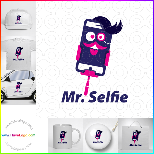 Compra un diseño de logo de Mr. Selfie 60979