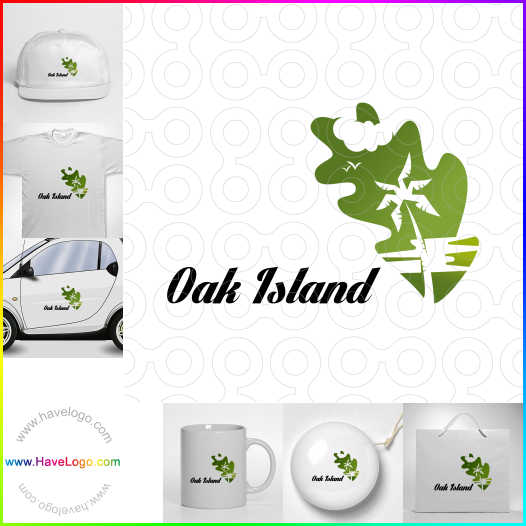 Acheter un logo de Oak Island - 66102