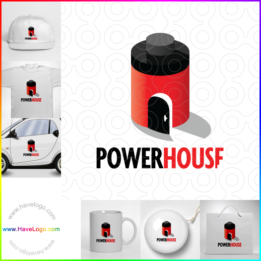 Compra un diseño de logo de Power House 61473