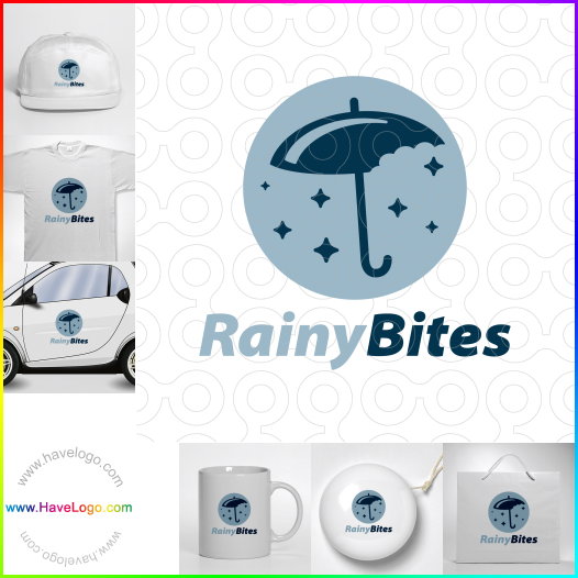 Compra un diseño de logo de Rainy Bites 66571