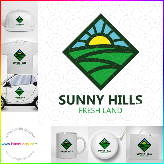 Compra un diseño de logo de Sunny Hills 67063