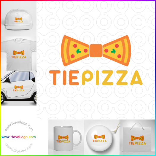 Compra un diseño de logo de Tie Pizza 65123