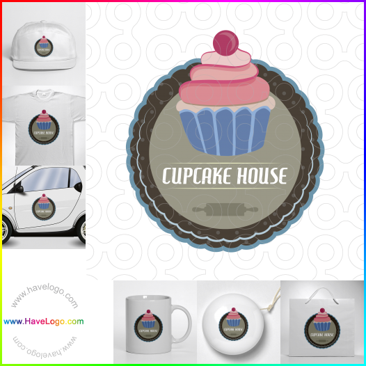Acquista il logo dello cupcake 40488
