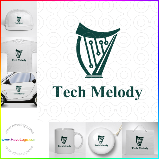 Acquista il logo dello tech melodty 66609