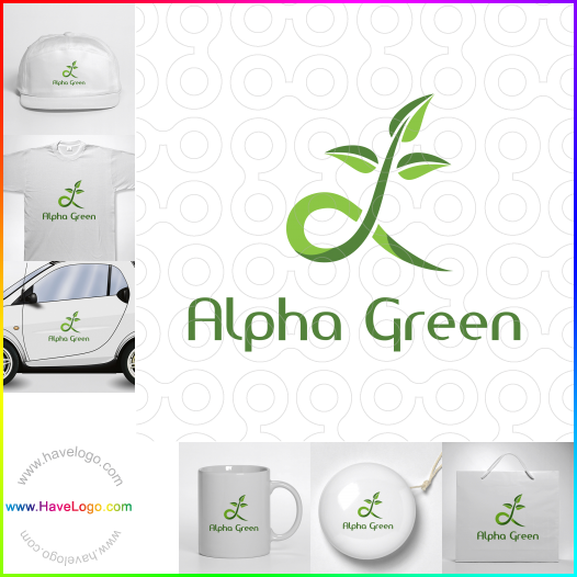 Compra un diseño de logo de Alfa Verde 64298