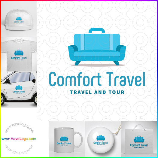 Compra un diseño de logo de Comfort Travel 61393