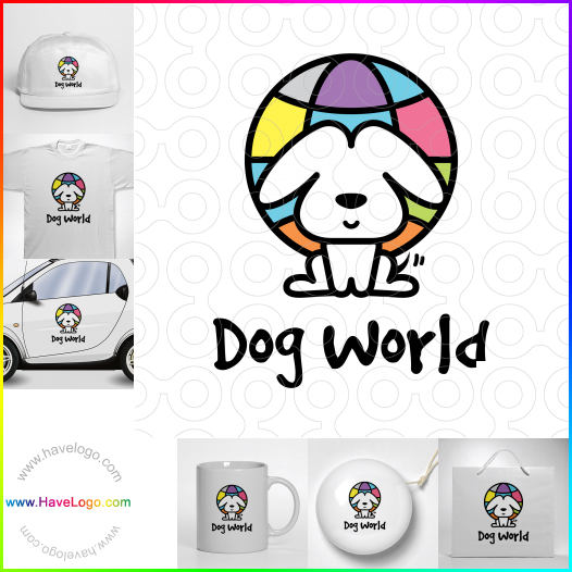Compra un diseño de logo de Dog World 60748