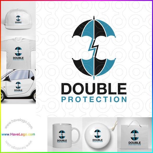 Acheter un logo de Double protection - 62685