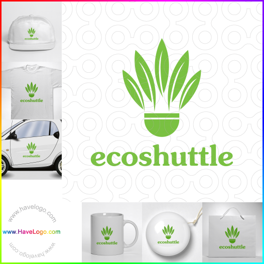 Compra un diseño de logo de Eco Shuttle 64663