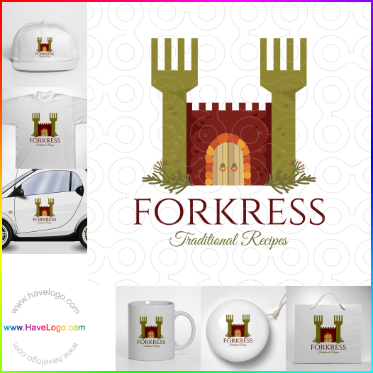 Acheter un logo de Fork Fortress - 60166