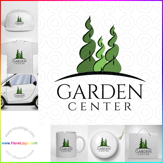 Compra un diseño de logo de Centro de jardinería 65181